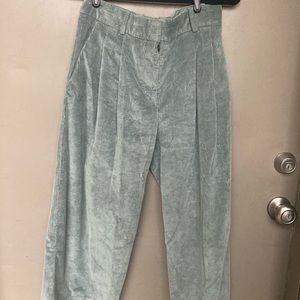Sage green corduroy pants